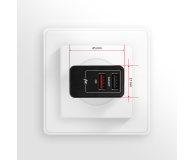 Axagon ACU-QS24, QC & SMART 24W, 2x USB-A, QC3.0/AFC/FCP + 5V/1.2A - 1353454 - zdjęcie 3